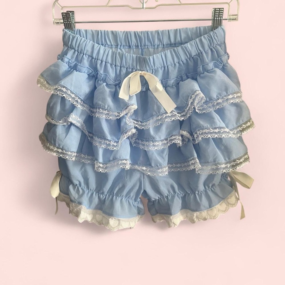 Blue Ruffled Bloomers - Picture 2 of 6